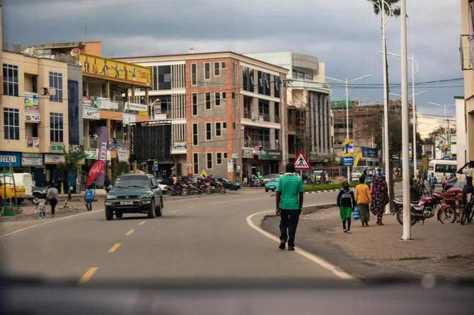 Scène de rue Rwanda
