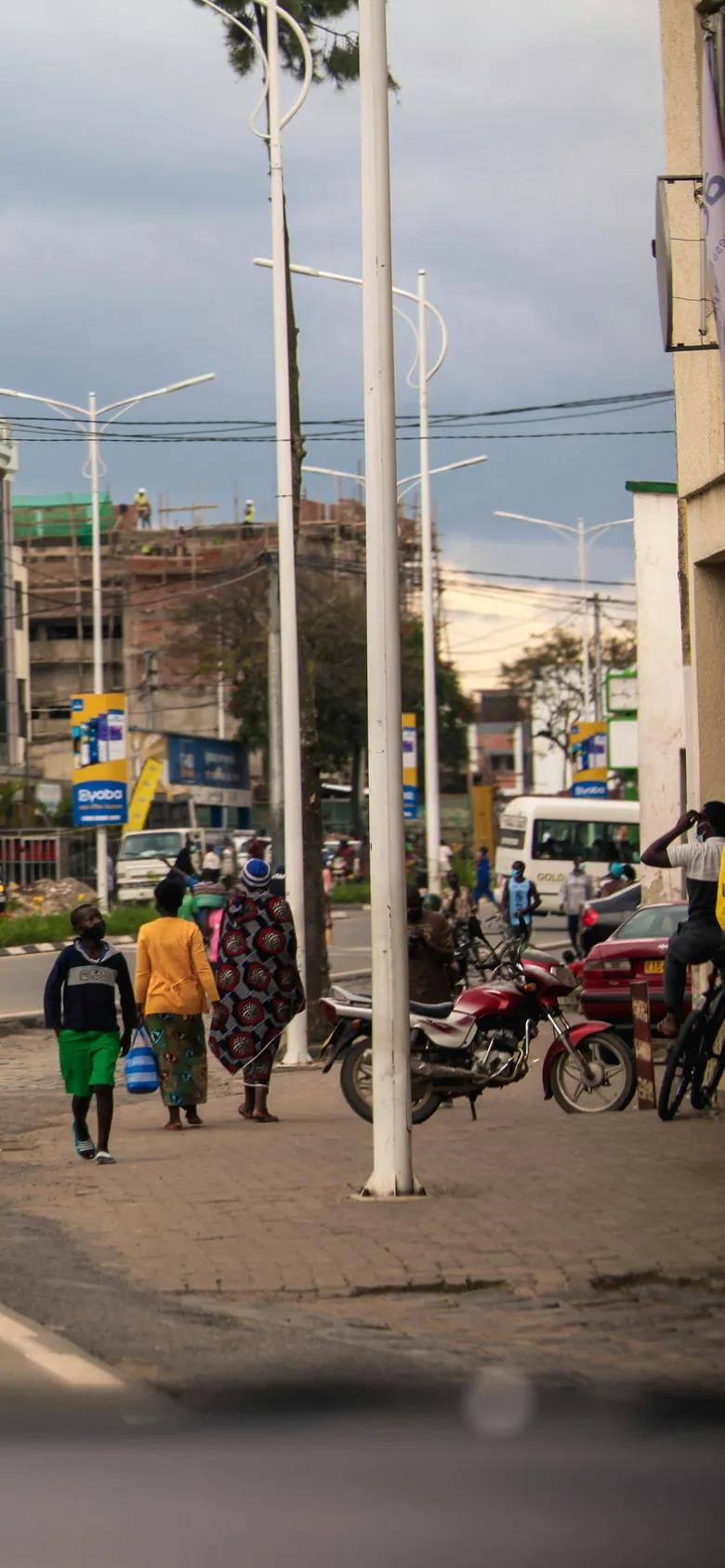 Scène de rue Rwanda