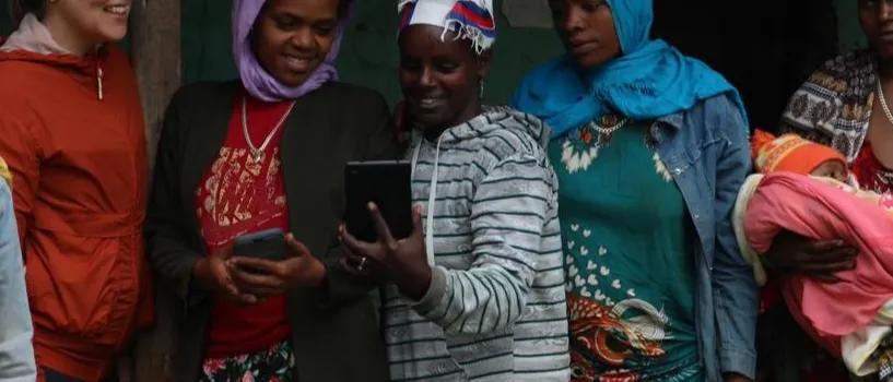 L'équipe du projet de santé maternelle piloté par l'organisation Nuru en Ethiopie